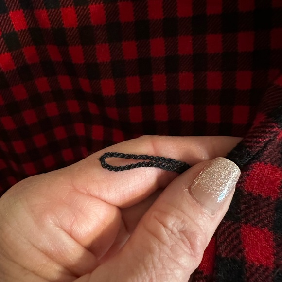 Eden and Olivia Buffalo Plaid Long Sleeve Button Down Tunic Dress size Small - Picture 3 of 4